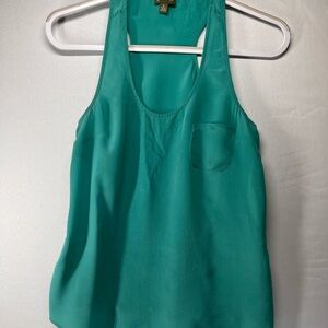 Elegant Teal Sleeveless Tank‎ Top